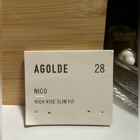 AGOLDE Nico High Rise Slim Fit Size 28 - Picture 4 of 8